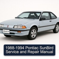 1988-1994 Pontiac Sunbird Service Repair Workshop Manual PDF
