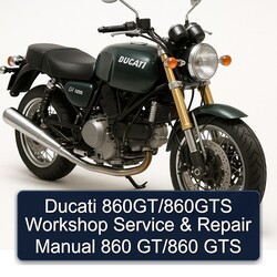 Ducati 860 860gt/860gts Gt/ GTS Service Repair Workshop Manual PDF