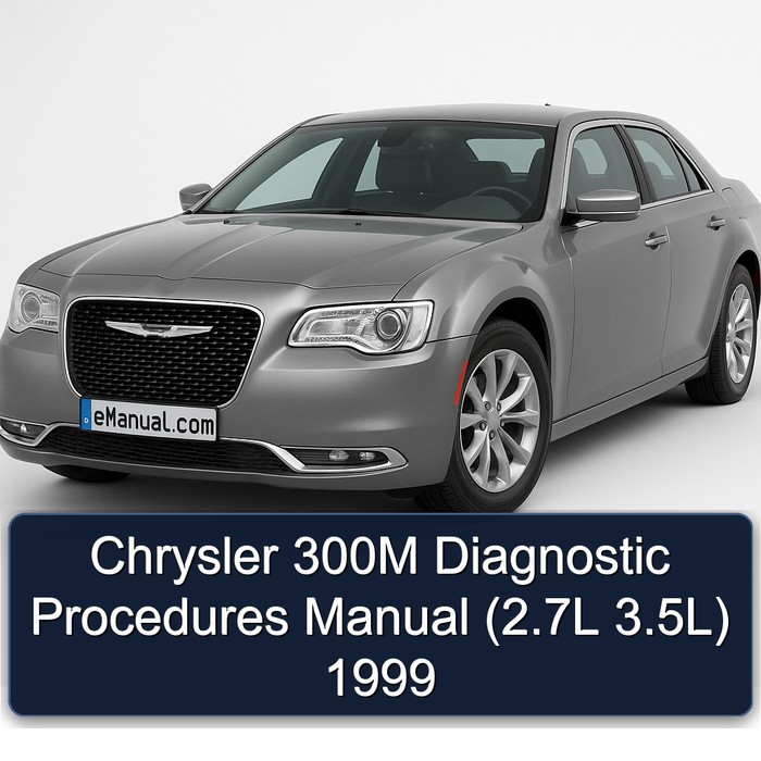 1999 Chrysler 300M Diagnostic Procedures (2.7l 3.5l) Service Repair Workshop Manual PDF