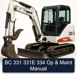 BC 331 331E 334 Op Maint Service Repair Workshop Manual PDF
