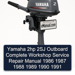 1986-1991 Yamaha 2HP 2SJ Outboard Service Repair Workshop Manual PDF