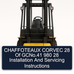 Chaffoteaux Corvec 28 Gcno.41 980 Installation Servicing Service Repair Workshop Manual PDF