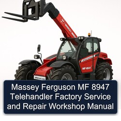 Massey Ferguson MF 8947 Telehandler Service Repair Workshop Manual PDF