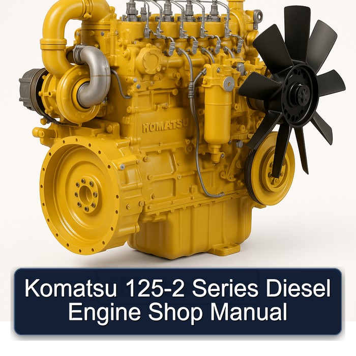 Komatsu 125 2 Series Diesel Engine Shop Service Repair Workshop Manual PDF