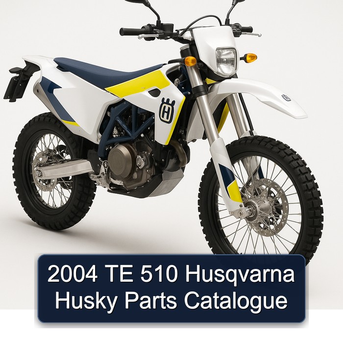 2004 Husqvarna TE Models 510 Husky Parts Catalog PDF