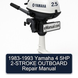 1983-1993 Yamaha 4 5HP 2-stroke Outboard Service Repair Workshop Manual PDF