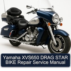Yamaha XVS Models XVS650 Drag Star Bike Service Repair Workshop Manual PDF
