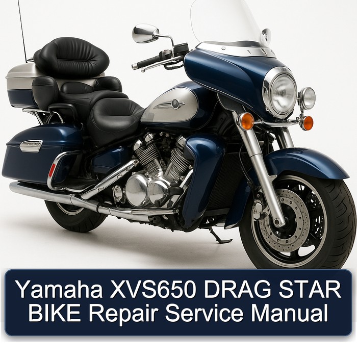 Yamaha XVS Models XVS650 Drag Star Bike Service Repair Workshop Manual PDF