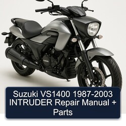 1987-2003 Suzuki Intruder VS1400 - Parts Service Repair Workshop Manual PDF