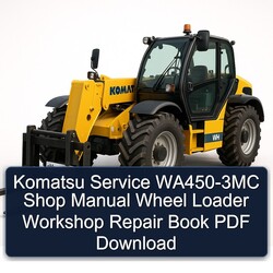Komatsu WA450-3MC Shop Wheel Loader Book Service Repair Workshop Manual PDF