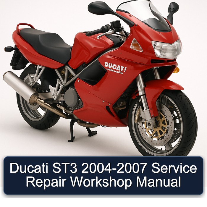 2004-2007 Ducati Sporttouring / ST Models ST3 Service Repair Workshop Manual PDF