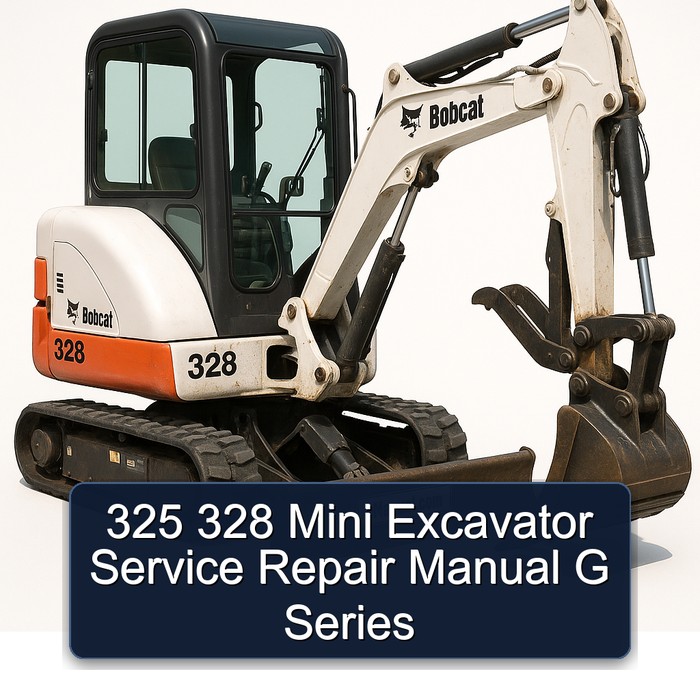325 328 Mini Excavator G Series Service Repair Workshop Manual PDF