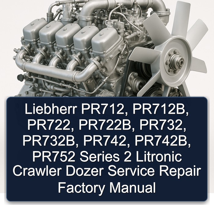 Liebherr Series Manuals Pr712, Pr712b, Pr722, Pr722b, Pr732, Pr732b, Pr742, Pr742b, PR752 2 Litronic Crawler Dozer Service Repair Workshop Manual PDF