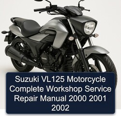 2000-2002 Suzuki VL125 Motorcycle Service Repair Workshop Manual PDF