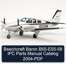 2004 Beechcraft Baron B55-e55-58 IPC Parts Catalog PDF