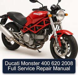 2008 Ducati 620 Monster 400 Service Repair Workshop Manual PDF