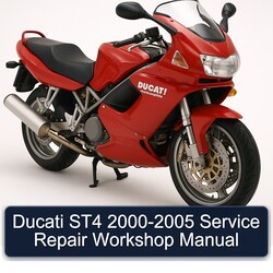 2000-2005 Ducati Sporttouring / ST Models ST4 Service Repair Workshop Manual PDF