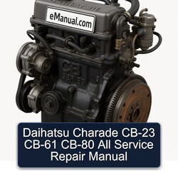 Daihatsu CB Series Charade CB-23 CB-61 CB-80 All Service Repair Workshop Manual PDF