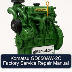 John Deere K Series Komatsu Gd650aw-2c Service Repair Workshop Manual PDF