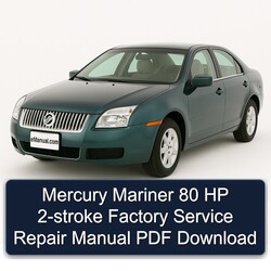 Mercury Mariner 80 HP 2-stroke Service Repair Workshop Manual PDF