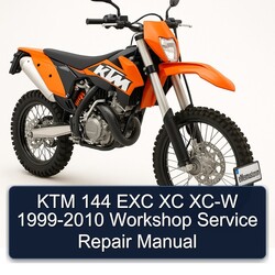 1999-2010 KTM 144 EXC XC XC-W Service Repair Workshop Manual PDF