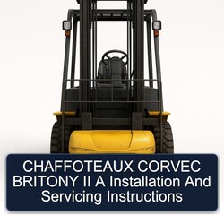 Chaffoteaux Corvec Britony II Installation Servicing Instructions Service Repair Workshop Manual PDF