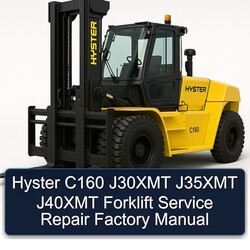 Hyster C160 J30XMT J35XMT J40XMT Forklift Service Repair Workshop Manual PDF