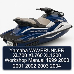 1999-2004 Yamaha Waverunner XL700 XL760 XL1200 Service Repair Workshop Manual PDF