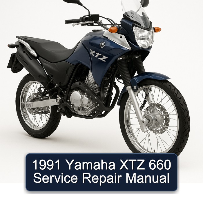 1991 Yamaha XTZ Models 660 Service Repair Workshop Manual PDF