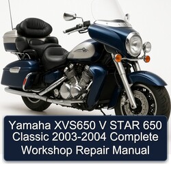 2003-2004 Aprilia Classic Yamaha XVS650 V Star 650 Service Repair Workshop Manual PDF