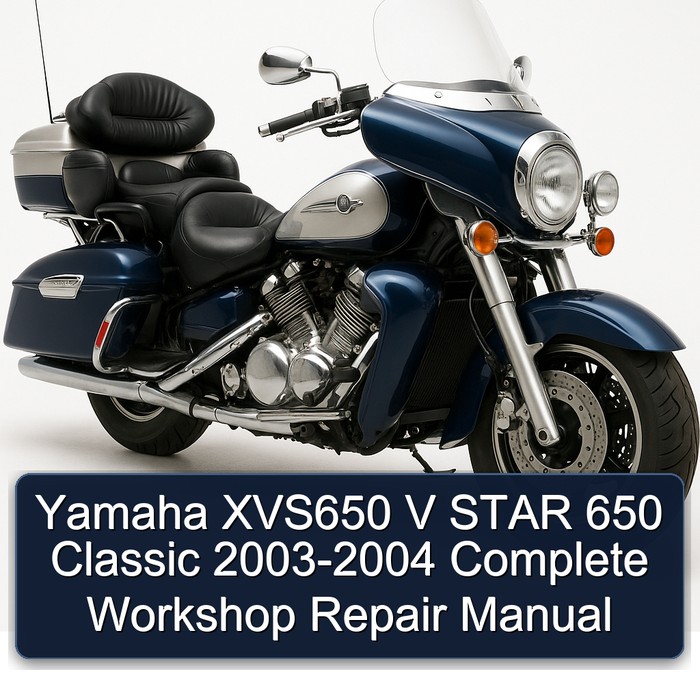 2003-2004 Aprilia Classic Yamaha XVS650 V Star 650 Service Repair Workshop Manual PDF