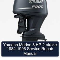 1984-1996 Yamaha Marine 8 HP 2-stroke Service Repair Workshop Manual PDF