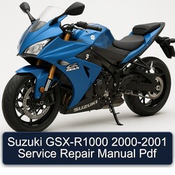 2000-2001 Suzuki GSX Series GSX-R1000 Service Repair Workshop Manual PDF