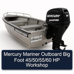 Mercury Mariner Outboard Big Foot 45/50/55/60 HP Service Repair Workshop Manual PDF