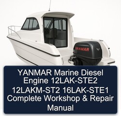 Yanmar Marine Diesel Engine 12LAK-STE2 12lakm-st2 16LAK-STE1 Service Repair Workshop Manual PDF