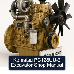 Komatsu Pc128uu-2 Excavator Shop Service Repair Workshop Manual PDF