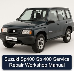 Suzuki SP Series SP400 400 Service Repair Workshop Manual PDF