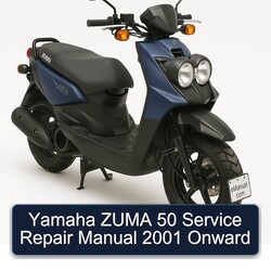 2001 Yamaha Zuma 50 Onward Service Repair Workshop Manual PDF