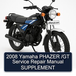 2008 Yamaha GT Phazer / Supplement Service Repair Workshop Manual PDF