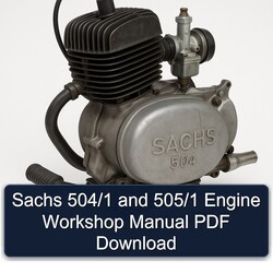Sachs 504 /1 505/1 Engine Service Repair Workshop Manual PDF