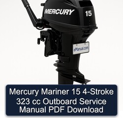 Mercury Mariner 15 4-stroke 323 Cc Outboard Service Repair Workshop Manual PDF