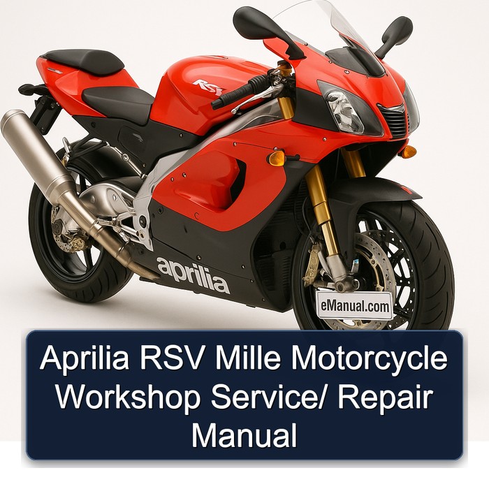 Aprilia RSV Models Mille Motorcycle / Service Repair Workshop Manual PDF