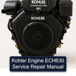 Kohler Command Pro EFI Models Engine ECH630 Service Repair Workshop Manual PDF