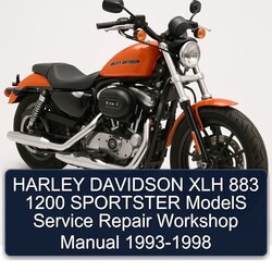 1993-1998 Harley Davidson Sportster XLH 883 1200 Models Service Repair Workshop Manual PDF