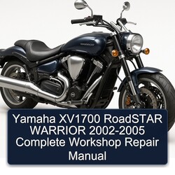 2002-2005 Yamaha Warrior XV1700 Roadstar Service Repair Workshop Manual PDF