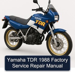 1988 Yamaha TDR Models Service Repair Workshop Manual PDF