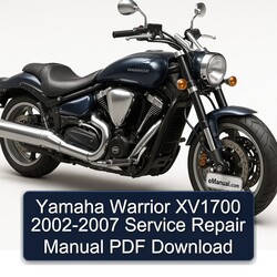 2002-2007 Yamaha Warrior XV1700 Service Repair Workshop Manual PDF