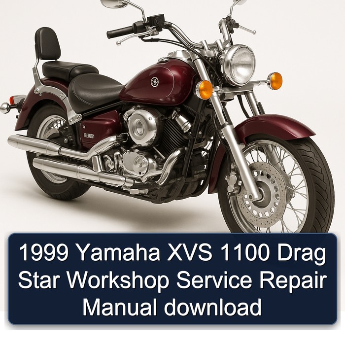 1999 Yamaha XVS Models 1100 Drag Star Service Repair Workshop Manual PDF