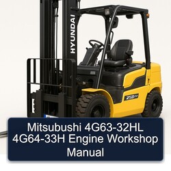Mitsubushi 4G63-32HL 4G64-33H Engine Service Repair Workshop Manual PDF