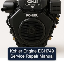 Kohler Command Pro EFI Models Engine ECH749 Service Repair Workshop Manual PDF
